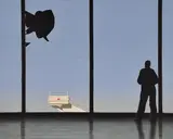 Gerhard Gepp, Ausblick (View), 1997, oil/acrylic on canvas