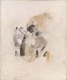 Peter Krawagna, Black haystack, 1978, mixed technique on canvas