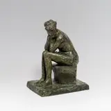 Walter Nagl, Sitting female, bronze