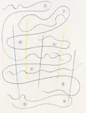 Untitled by Oswald Oberhuber, 1988, mixed technique on paper, sold Mar 2014