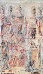 Valentin Oman, Homo Sapiens, 1986/87, mixed technique on canvas