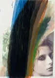 Arnulf Rainer, Untitled, 2006, acrylic and collage on paper