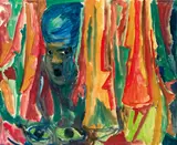 Hubert Schmalix, Canayen, 1982, watercolour on paper