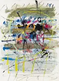 Untitled by Hans Staudacher, 1964, mixed technique on paper, sold Mar 2014