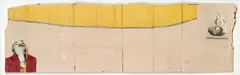 Franz West, Ossi aussi Ossi, 1984, mixed technique and collage on cardboard