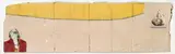 Franz West, Ossi aussi Ossi, 1984, mixed technique and collage on cardboard