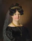 Anton Einsle, Portrait of a lady, 1829, oil on canvas