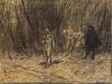 August Xaver Karl Ritter v. Pettenkofen, The waiting gentleman