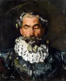 Albin Egger-Lienz, Portrait of Carl Costenoble, oil on canvas