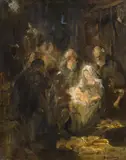 Bernard de Hoog, Adoration of the Magi, oil on panel