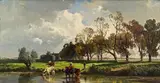 Joseph Wenglein, Cows at the watering place