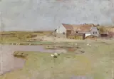 Eugen Jettel, Farmhouse with duck pond
