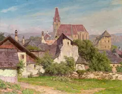 Reinhold Kukla, Weissenkirchen, 1912, oil on canvas