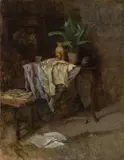 Fritz Rojka, Still life, oil on canvas