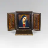 Altar by Gottlieb Theodor Kempf von Hartenkampf, oil on panel, wooden casing with metal, sold Jan 2014