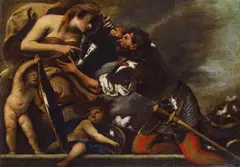called Pietro della Vecchia Pietro Muttoni, Mars and Venus, c. 1640/50, oil on canvas