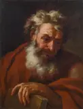 Francesco Giovani, Apostle, oil on canvas