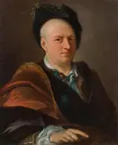 Portrait of a man by circle of Johann Kupetzky, oil on canvas, offered Jan 2014
