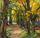 Leo Putz, Forest path