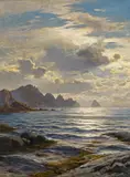 Themistokles von Eckenbrecher, Am Eismeer auf den Lofoten, 1911, oil on canvas