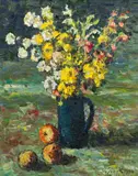 Karl Stark, Flowers in vase