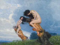 Maximilian Lenz, Sommerlust, 1906, oil on canvas