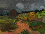Josef Dobrowsky, Hay harvest