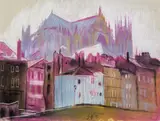 Josef Dobrowsky, Cathedral Metz, Lothringen