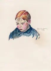 Robin Christian Andersen, Mixed lot: 7 works, 1917, mixed technique on paper