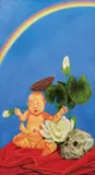 Christy Astuy, Under the rainbow, 1994, oil on canvas