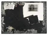 Peter Weibel Loys Egg, Nigredo (from Bibliotheca Insomnia), 1978, mixed technique on panel