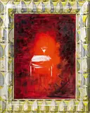 Johanna Kandl, Hommage à Jeanne Hébuterne, 1985, tempera on canvas