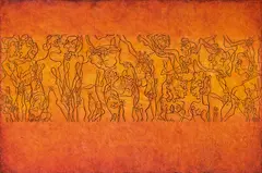 Lisa Klein, Stage 16, 2004, mixed technique on plate