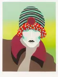 Kiki Kogelnik, Small head, serigraphy