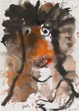 Otto Muehl, Untitled, 1985, watercolour on paper