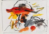 Otto Muehl, Untitled, 1983, watercolour on paper
