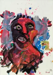 Untitled by Otto Muehl, 2005, acrylic on paper on canvas, offered Jan 2014