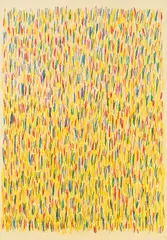 Gerwald Rockenschaub, Untitled, crayon on paper