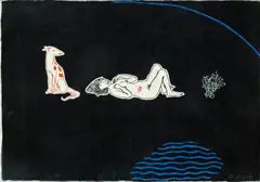 Anna Stangl, Untitled, 1993, mixed technique on paper