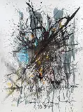Untitled by Hans Staudacher, 1994, oil on canvas, sold Jan 2014