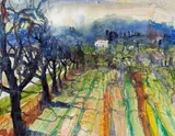 Bernhard Vogel, Untitled, 1990, watercolour on paper