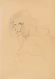 Gustav Klimt, Head of a woman