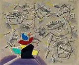 Willi Baumeister, Marmor-Reliefbild
