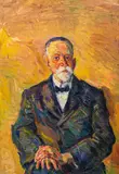 Herbert Boeckl, Portrait of Heinrich Benesch (I), 1931, oil on canvas