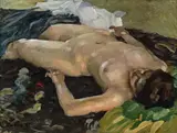 Leo Putz, Reclining nude