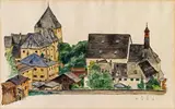 Franz Sedlacek, View of Kitzbühel