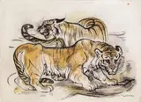 Ludwig Heinrich Jungnickel, Two tigers