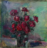 Anton Faistauer, Still life with flowers