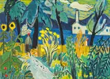 Gerhild Diesner, The Garden, 1947, oil on canvas