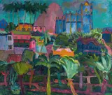 Hans Bohler, Bellinzona, 1914, oil on canvas